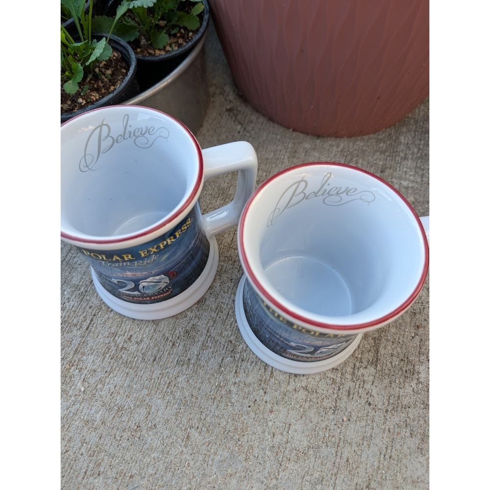 Polar Express Train Ride 20th Anniversary Mug Hot Cocoa Believe Cup 2024 (2) - Picture 2 of 5